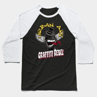 Urban Art Rebel Graffiti Baseball T-Shirt